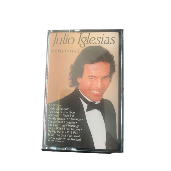 Pre Owned Music Cassette Julio Iglesias 1100 Bel Air Place - Picture 1 of 4